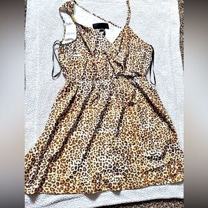 NWT Kardashian Cheetah Print Dress Sz L